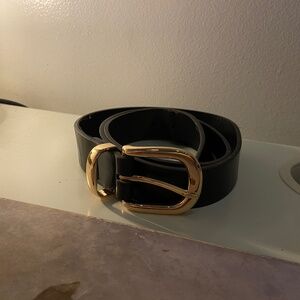 Black Leather Belt